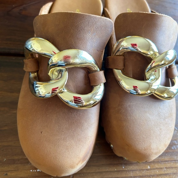 Charles David Siena Leather Clogs shoes 38 - Picture 4 of 15